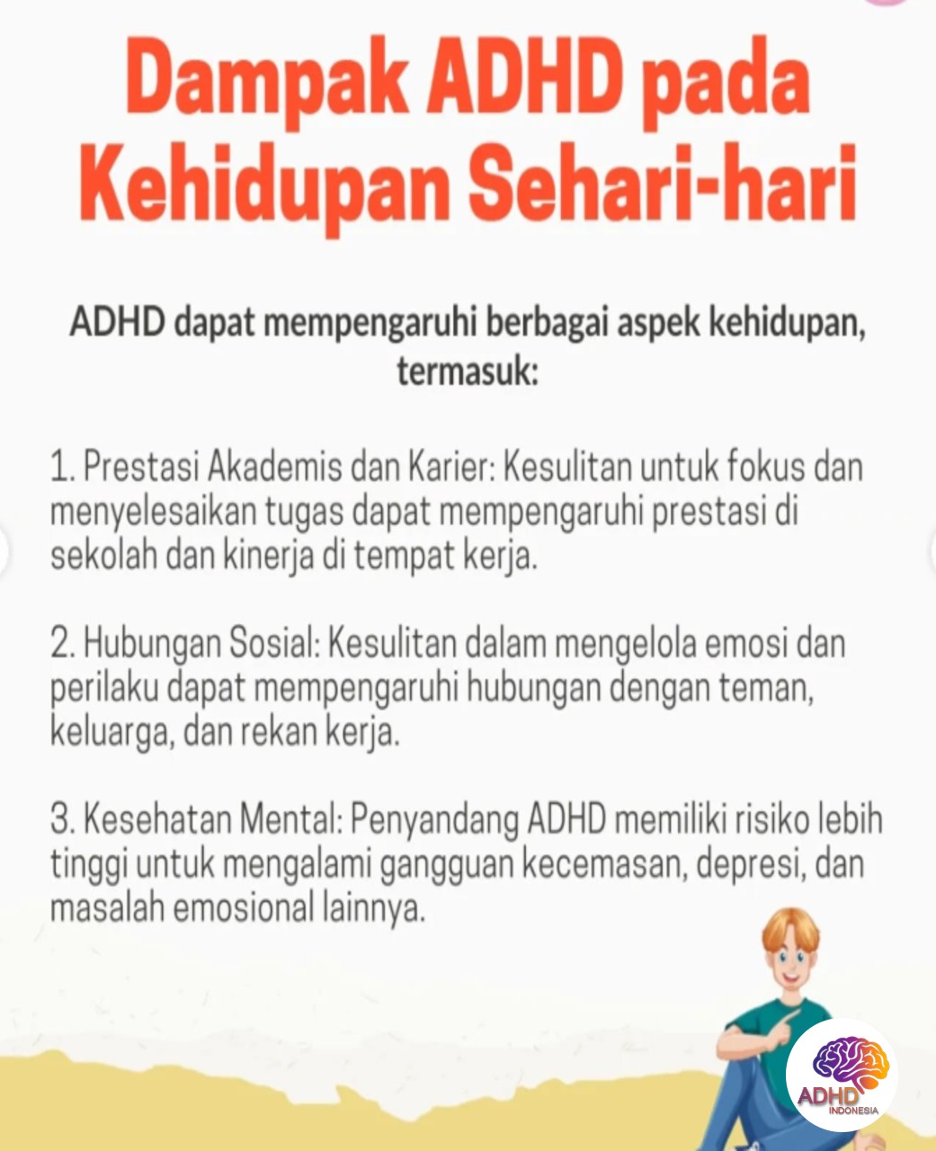 ADHD dan Hubungan Sosial Anak di Lingkungan Sekolah di Kota Pasuruan